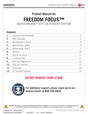 MTI FREEDOM FOCUS Product Manual