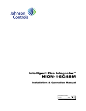 Johnson Controls Intelligent Fire Integrator NION-16C48M Installation & Operation Manual