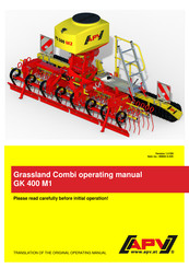 Apv GK 400 M1 Operating Manual