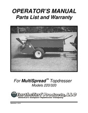 Earth & Turf Products MultiSpread 220 Operator's Manual