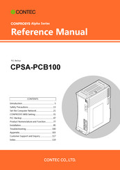 Contec CONPROSYS CPSA-PCB100 Reference Manual