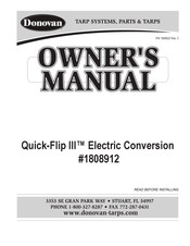 Donovan Quick-Flip III 1808912 Owner's Manual