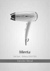 Mienta Brilliance HD25106A Instruction Manual