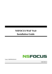 NSFOCUS WAF NX5-P1600A Installation Manual