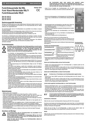 Conrad RSLR Operating Instructions Manual