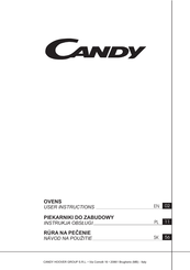 Candy FCT825NXL User Instructions