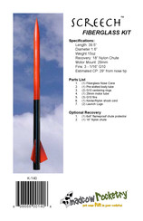 Madcow Rocketry SCREECH FIBERGLASS KIT Quick Start Manual