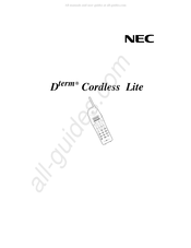 NEC DTERM Series Manual