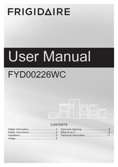 Frigidaire FYD00226WC User Manual
