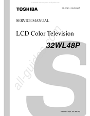 Toshiba 32WL48P Service Manual