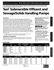 teel 4RK48A Operating Instructions & Parts Manual