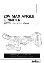 VonHaus 3500006 Instruction Manual