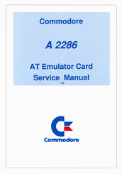 Commodore A 2286 Service Manual