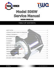 Dover TWG TULSA WINCH 506W Service Manual