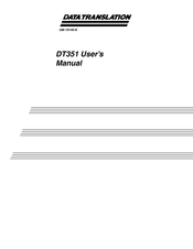 Data Translation DT351 User Manual