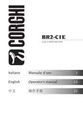 Corghi BR2-C1E Operator's Manual