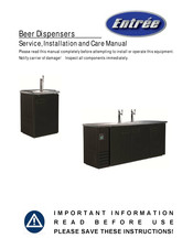 Entree BCBD3-2 Service, Installation And Care Manual