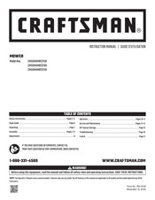 Craftsman CMXGMAM823759 Instruction Manual