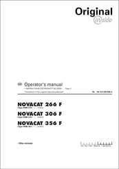 Pottinger NOVACAT 266 F Operator's Manual