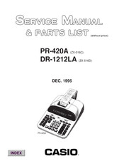 Casio ZX-516C Service Manual & Parts Catalogue