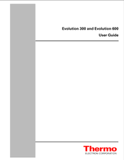 Thermo Electron Evolution 600 User Manual