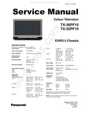 Panasonic TX-32PF10 Service Manual