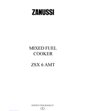 Zanussi ZSX 6 AMT Instruction Booklet