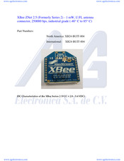 AG Electronica XB24-BUIT-004 Manual