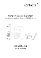 Contacta STS-K009-IP-L-B Installation & User Manual
