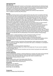Uvex aXess one User Instruction