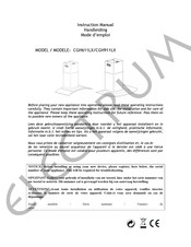 Electrum CGH911LX Installation Manual