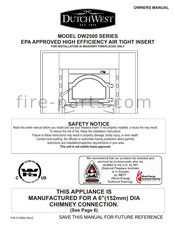 DutchWest DW2500 Series Owner's Manual