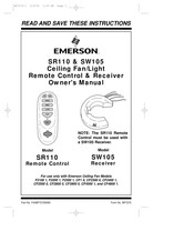 Emerson SR110 Owner's Manual
