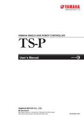 Yamaha TS-P User Manual
