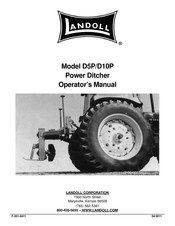 Landoll D5P Series Operator's Manual