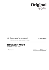 Pottinger NOVACAT 7800 Operator's Manual