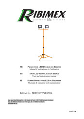 Ribimex 199346 User And Maintenance Manual