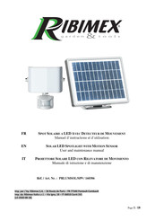 Ribimex PRSPOTSOL9/1 User And Maintenance Manual
