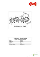 Vicon Andex 694 EVO Assembly Instructions Manual