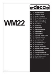 Deca WM22 Instruction Manual