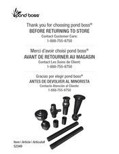 Pond Boss 52349 Manual