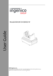 Ingenico AXIUM EX-SBASE-W User Manual
