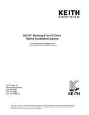 Keith Running Floor II Metric Installation Manual