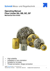 Schmidt BF Operating Manual