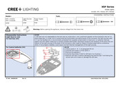 Cree Lighting XSP Series Disassembly Instructions