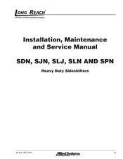 Allied Systems SPN Installation Maintenance And Service Manual