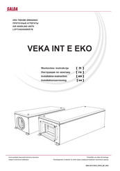 Salda VEKA INT E 2000 Installation Instructions Manual