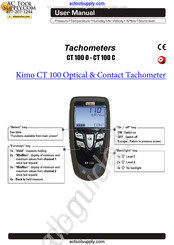 Kimo CT 100 0 User Manual