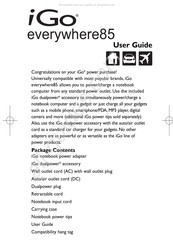 Igo iGo everywhere85 User Manual