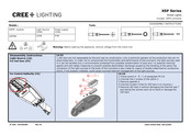 Cree Lighting XSP Series Disassembly Instructions